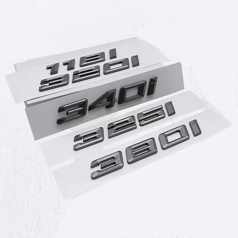 ABS Auto Body Sticker Letters Emblem for BMW 3 5 7 Serie 320Li 325Li 328Li 330Li 335Li 523Li 525Li 528Li 530Li Badge BM5