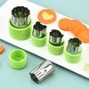 Stainless Steel Farfalle, Vegetable, Fruit, and Sausage Cutter & Cookie Wonton Stamp for Baby Food