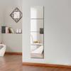 Self-Adhesive Acrylic Mirror Bathroom Shower Makeup Anti Fog Mirror Sticker Tile Shaving Mirror For Door Wardrobe Home Decor