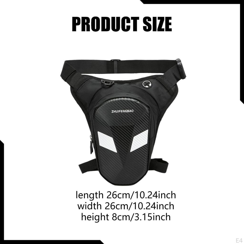 Motorcycle Leg Bag Drop Bags Gear Pouch Multi Pocket Phone Storage Waist Thigh Packs for
