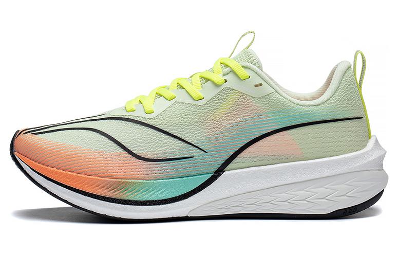 Li Ning Red Hare 6 Pro Модная ткань Нескользящие, Износостойкие, Дышащие Низкие кроссовки для бега Женские ARMT014-8 37