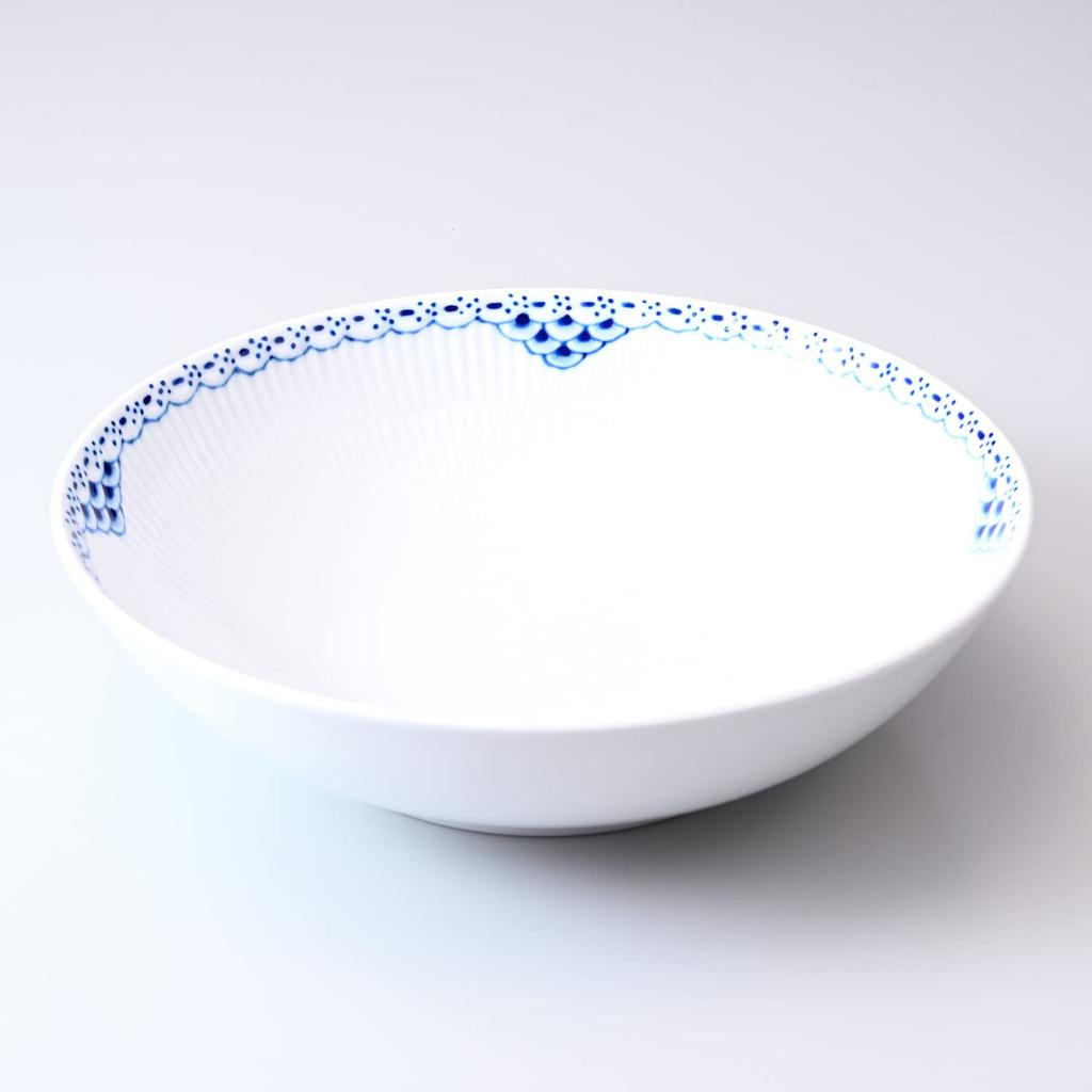 Royal Copenhagen Princess Bowl, Cereal Bowl/Salad Bowl, 21cm, 1104577, 1025898 [Parallel Import]