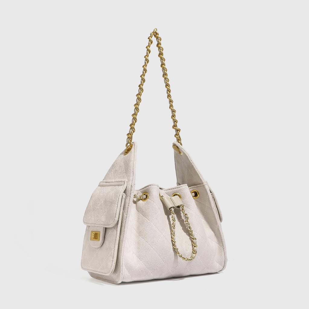 Fashion Classic Rhombus Chain Bag Niche Large Capacity Shoulder Armpit Bag Premium Messenger Tote Bag