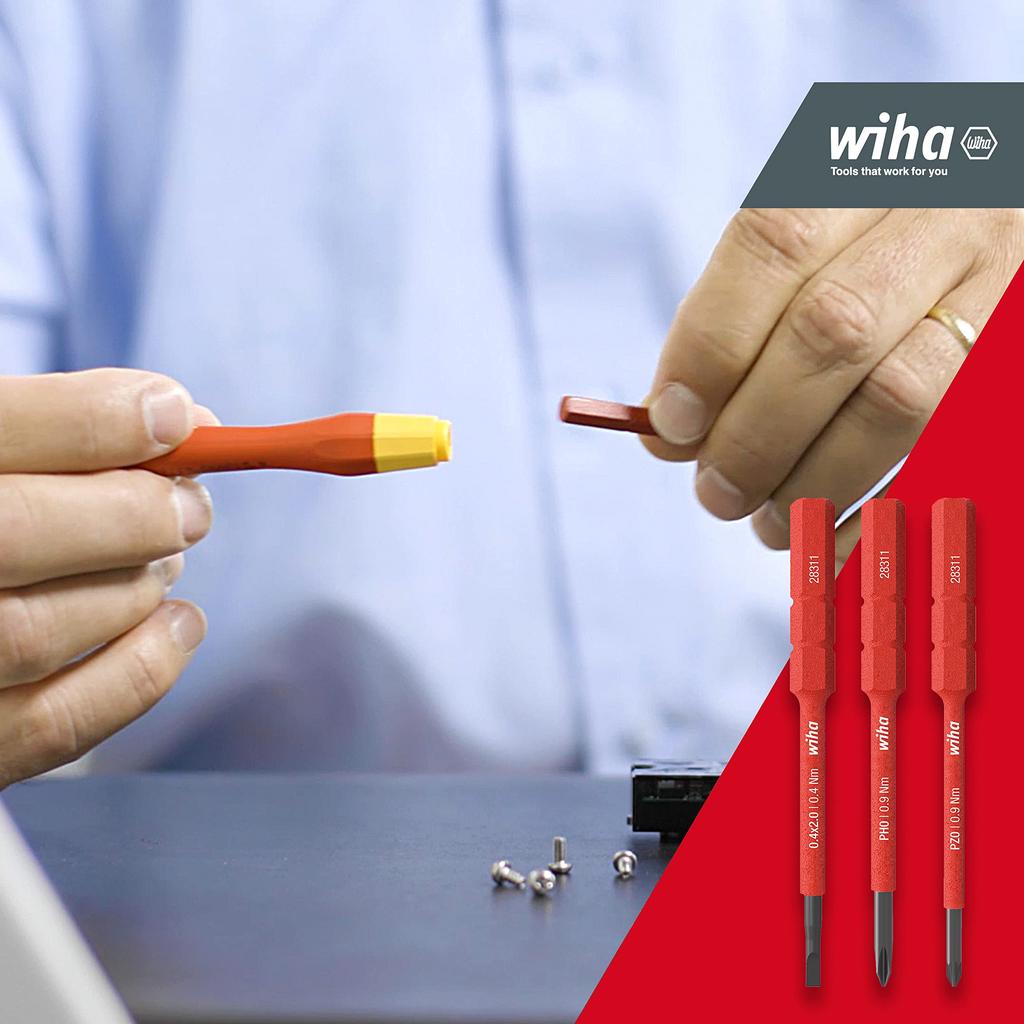 Noga Waters Wiha Pico Finish Izolovaná Precizní Štíhlá Vario Sada HQZ316SET4 Sada, 4,