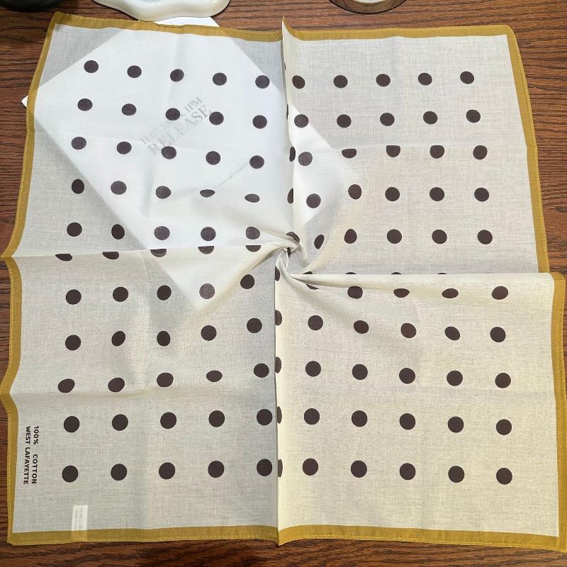 Spring and Autumn pure cotton 55cm small square scarf women's literary silk scarf versatile decorative scarf thin headscarf headband scarf