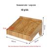 Wooden Desktop Mobile Phone Holder & Organizer with Multi-Compartments for Students & Meetings
