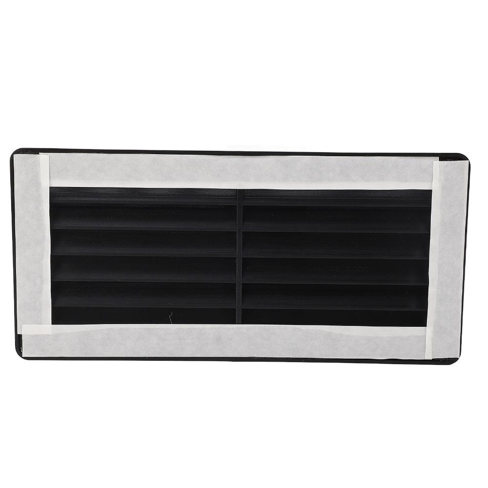 Schwarze 10,4 x 5 Zoll große Lüftungsschlitzabdeckung für Deckenventilatoren, geeignet für Wohnmobile