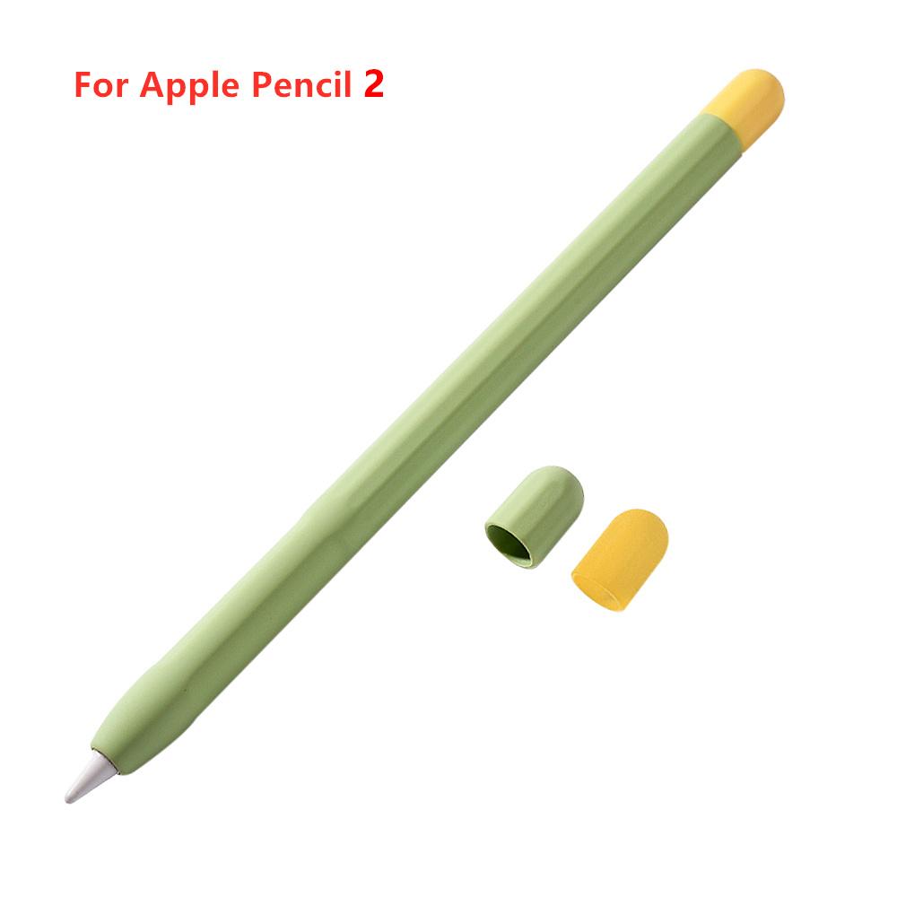 Soft Silicone Pen Cover Protector For Apple Pencil 1st 2nd Generation Touchscreen Stylus Pen 2 1 Anti Slip Protective Case Cover