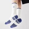 6 Pairs of Men's Embroidered Thick Towel Bottom Sports Anti Skid Shock Absorption Basketball Socks