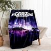 Fast & Furious Theme Printed Blanket - Perfect for Couch, Bed, Travel & Outdoor Use | Machine Washable, Cozy & Durable.