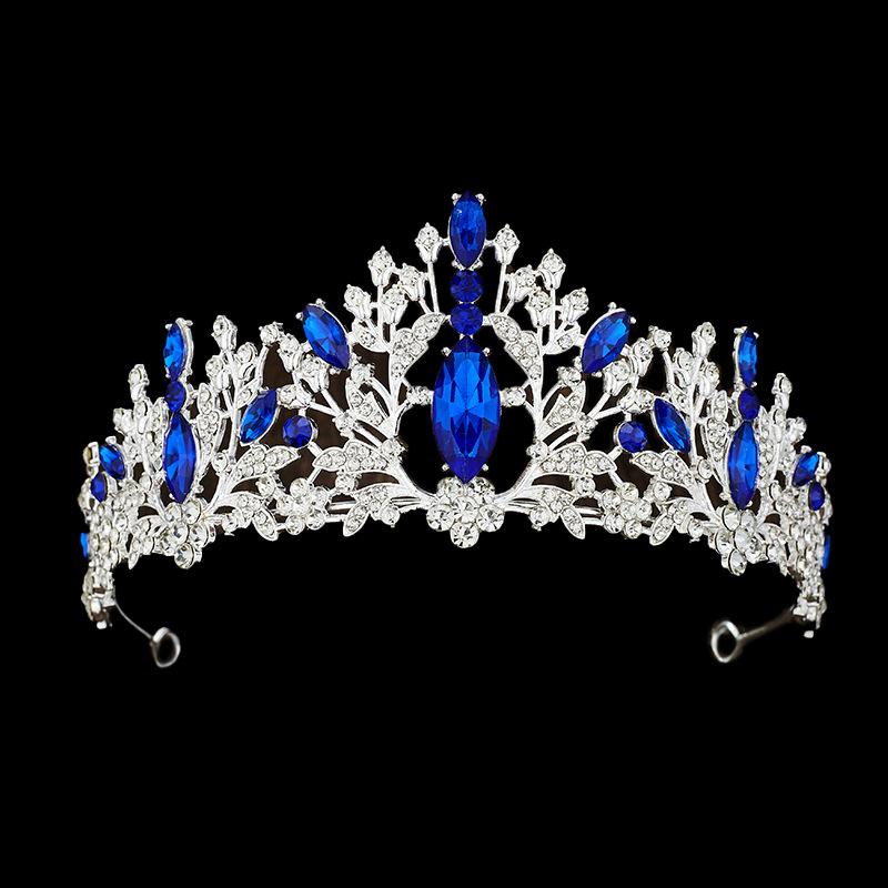 European and American Bride Crown Hair Accessories Crown Dress Accessories  Wedding Styling Headwear for Women