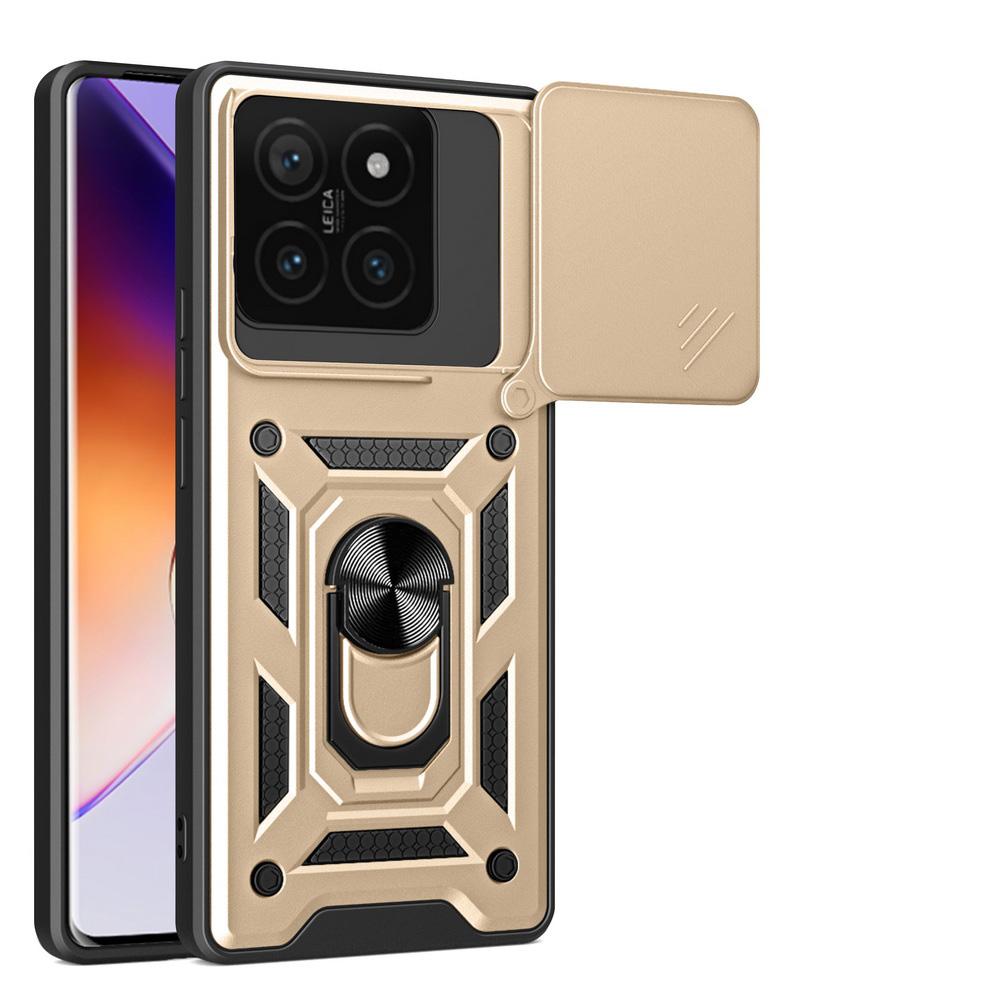 Camera protect Case for Xiaomi 14T Pro Xiaomi Mi 14T Armor Hybrid Ring Back Cover