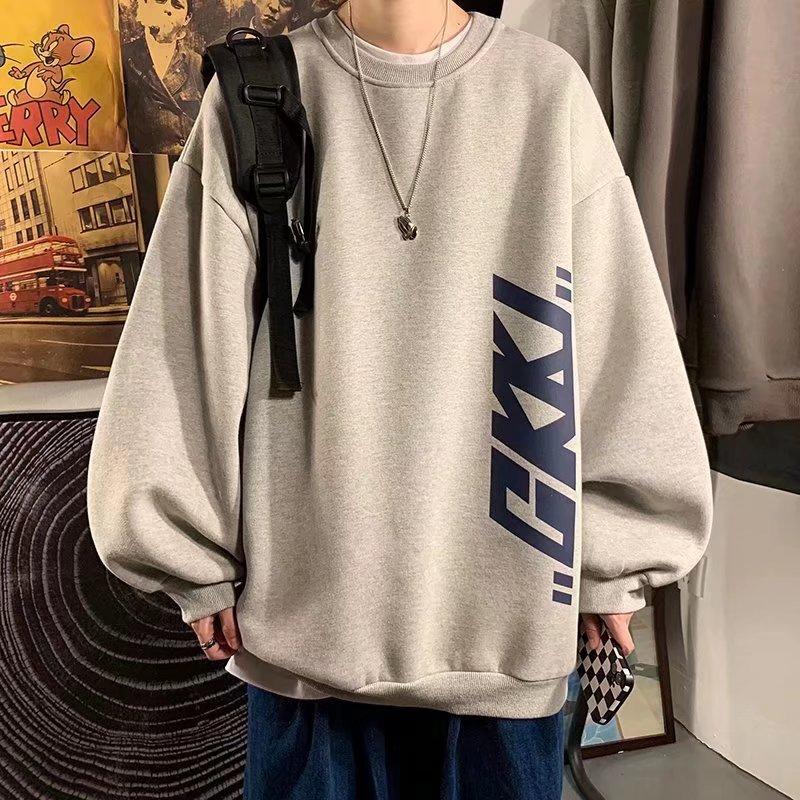 Sweater plus fat plus size men's clothing spring and autumn fashion 2025 new fat man 150kg crew neck long-sleeved t-shirt