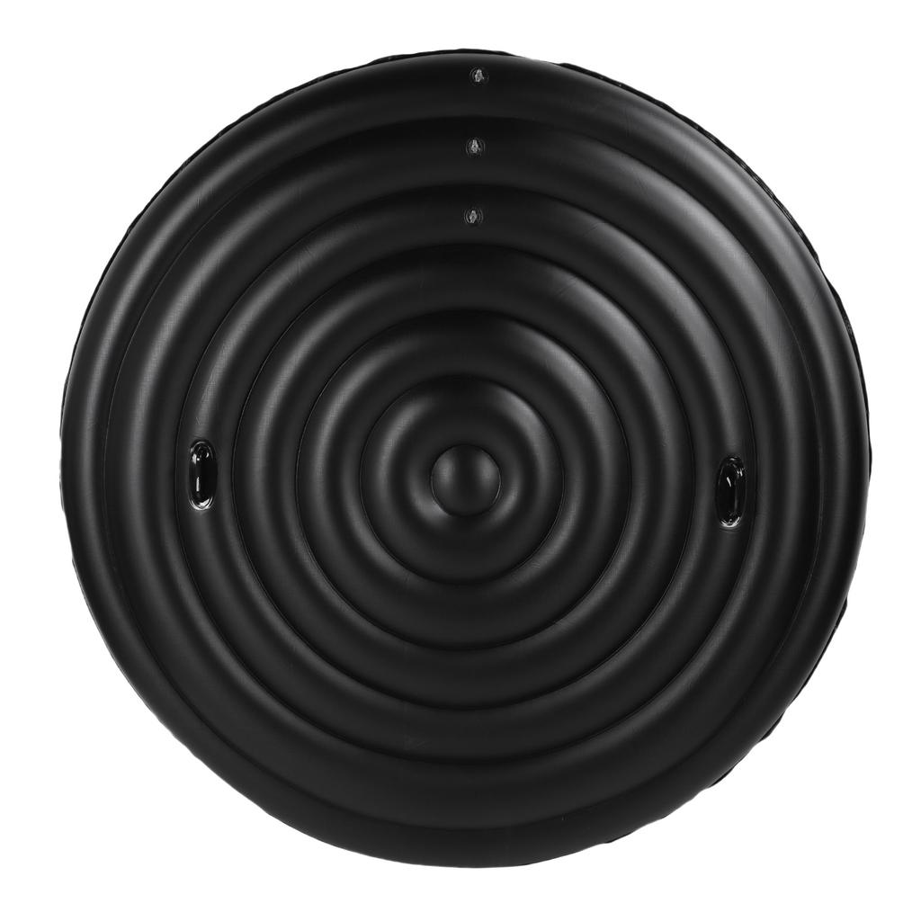 Inflatable Hot Tub Cover PVC Adjustable Inflatable Pool Protective Lid with Handles for Outdoor