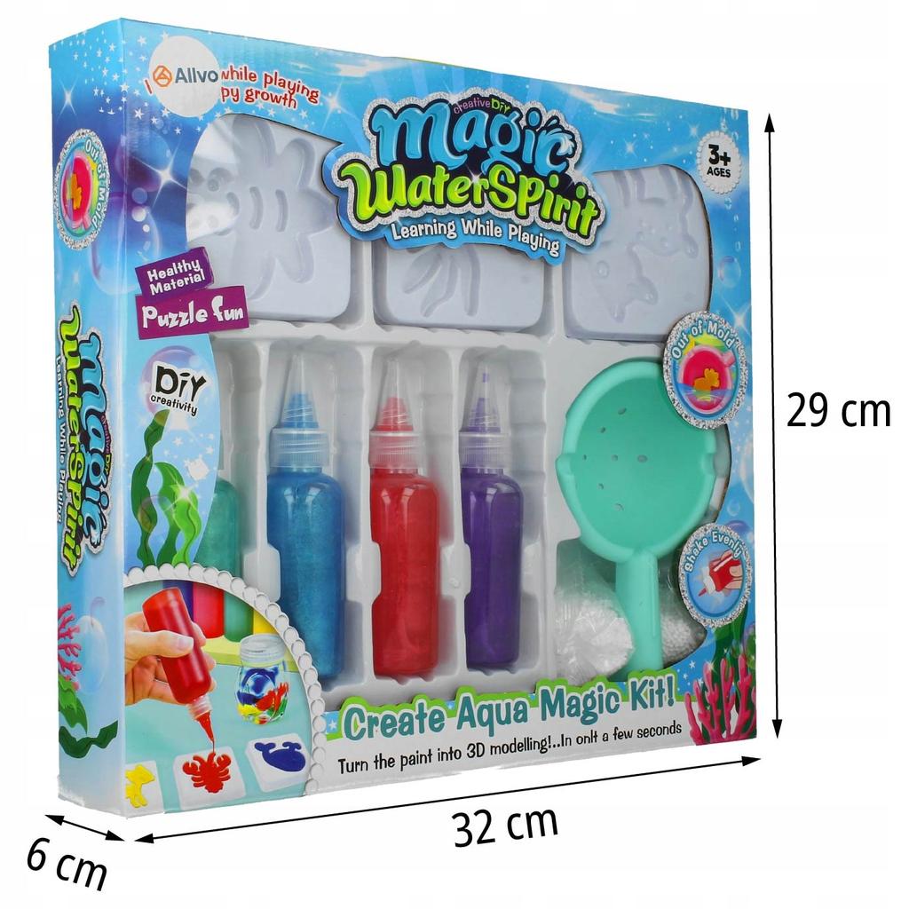 [PACZA] Creative set for children Magic Water Gel + Molds Z3421N