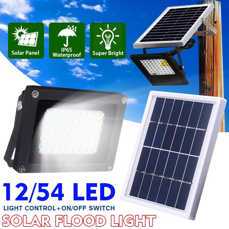 

IP65 Waterproof 54 LED Solar Light Sensor Flood Spot Lamp Garden Outdoor Waterproof Warm White - intl New