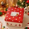 Seasonal Gift Label Rolls 180PCS/Roll Christmas Writable Stickers, Self-Adhesive Decorative Labels, Featuring Snowman And Tree Party Favor Tags