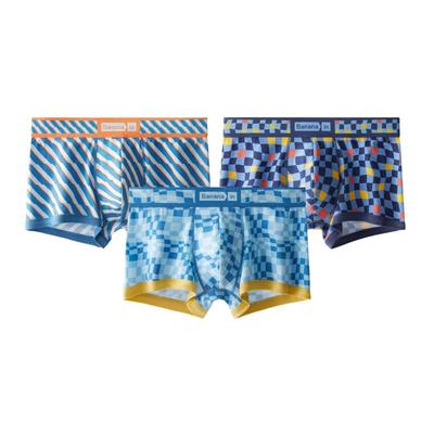 Bananain Silver Skin 501C Men's Antibacterial Boxer Briefs 3-Pack