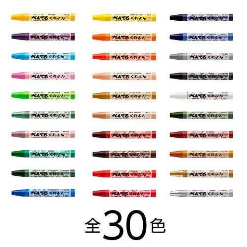 Pentel Crayon PTCR-16 16 color set with usage guide