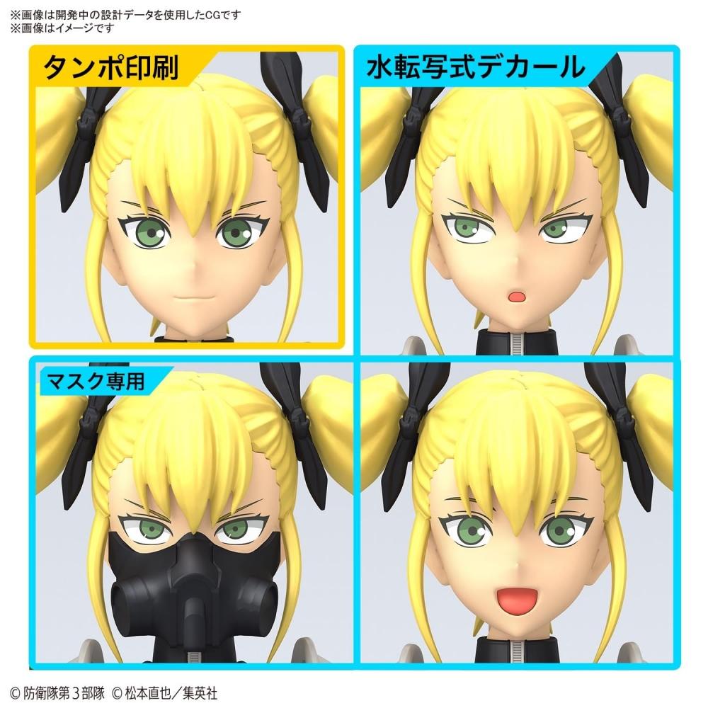 Figur-Rise Standard Kaiju Nein. 8 Kikoru Shinomiya farbcodiertes Plastikmodell