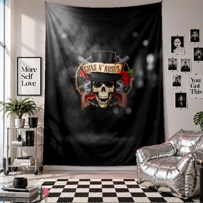 Guns N’ Roses Wall Tapestry Home Decor Wall Hanging Cloth for Bedroom Living Room Background