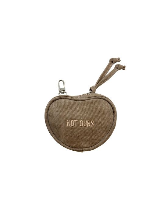 

NOT OURS Apple pouch(S) - Washed brown Washed Brown
