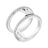 Louis Vuitton Iconic Inlay Design Metal Ring Women Jewelry Silver M1187M
