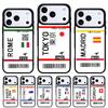 BOARDING PASS Phone Case for iPhone 17 16 15 14 13 Pro Max Back Cover for 12 11 Pro Coque