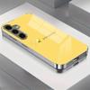 Gelbes Bienen-Design gehärtetes Glas Handyhülle geeignet für Samsung Galaxy S26 S25 S24 S22 S21 S20 FE/Ultra/Plus sturzsicher