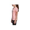 Adidas Must Have Sport Letter Round Neck Pullover Comfortable Short Sleeve T-Shirt Women T-Shirts Honor-Pink FQ3239