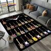 27 Styl Nowy Fender Retro Gitara Instrumenty Muzyka Dywan 3D do Salonu Sypialni Domu Dekoracja Sofy, Antypoślizgowa Mata Podłogowa