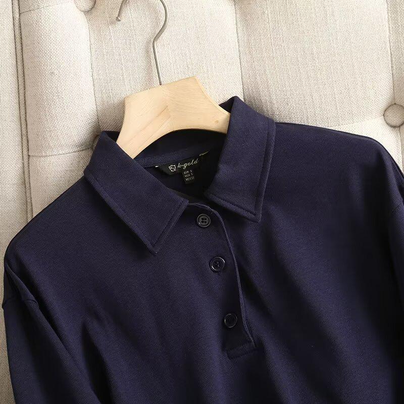 2025 Frühling Damen Polo Kragen Pendlerhemd - Vielseitiges & Casual Design