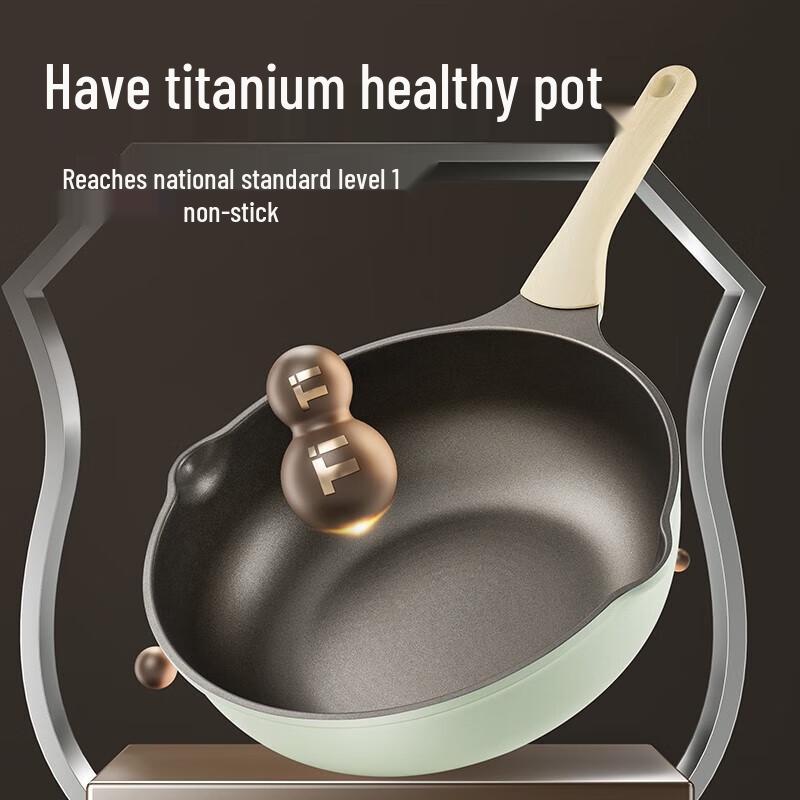 Chuda Qing Lan 30cm Titanium Non-Stick Wok