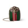 Gucci Ophidia Logo Canvas And Leather Mini Shoulder Bag Women Shoulder Bag Beige Dark-Brown 838475-FAE0S-9746