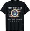 NEW LIMITED Vintage Retired US Air Force Veteran, Patriotic Gift T-Shirt