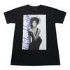 Whitney Houston Graphic T-Shirt Black Short Sleeve Portrait Tee Mens Medium Unisex T-Shirt