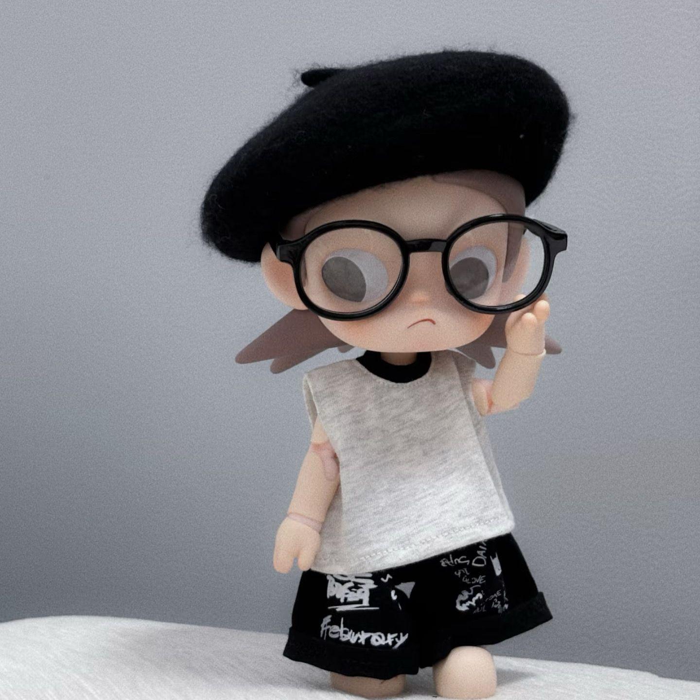 Zsiga Doll Clothes: Cute Pilot Beret Set for Gāzi Sister Doll (Doll Not Included)