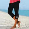 Women's Casual -Color - Slim-fit Cropped Bottoming Pants