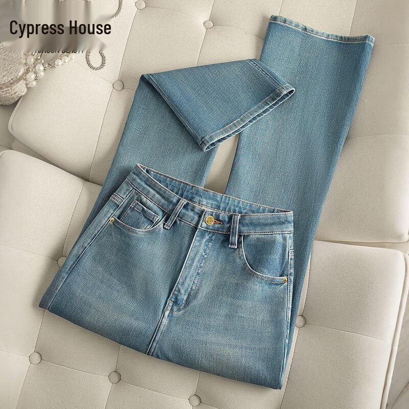 

Sybill She Women s High-Waist Washed Flared Jeans M
