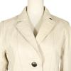 SONIA SONIA RYKIEL Lamb Leather Jacket Tailored Jacket Beige Lambskin/polyester Women Used