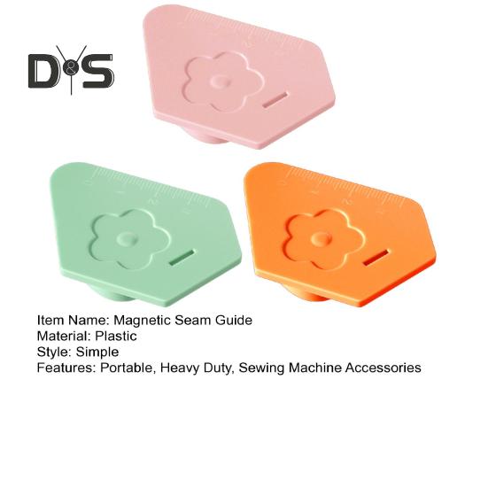 1/3Pcs Sewing Machine Magnetic Seam Guide with Scale Multifunctional Home Sewing Job Edge Guide Hemmer Tool Universal Sewing Machine Accessories