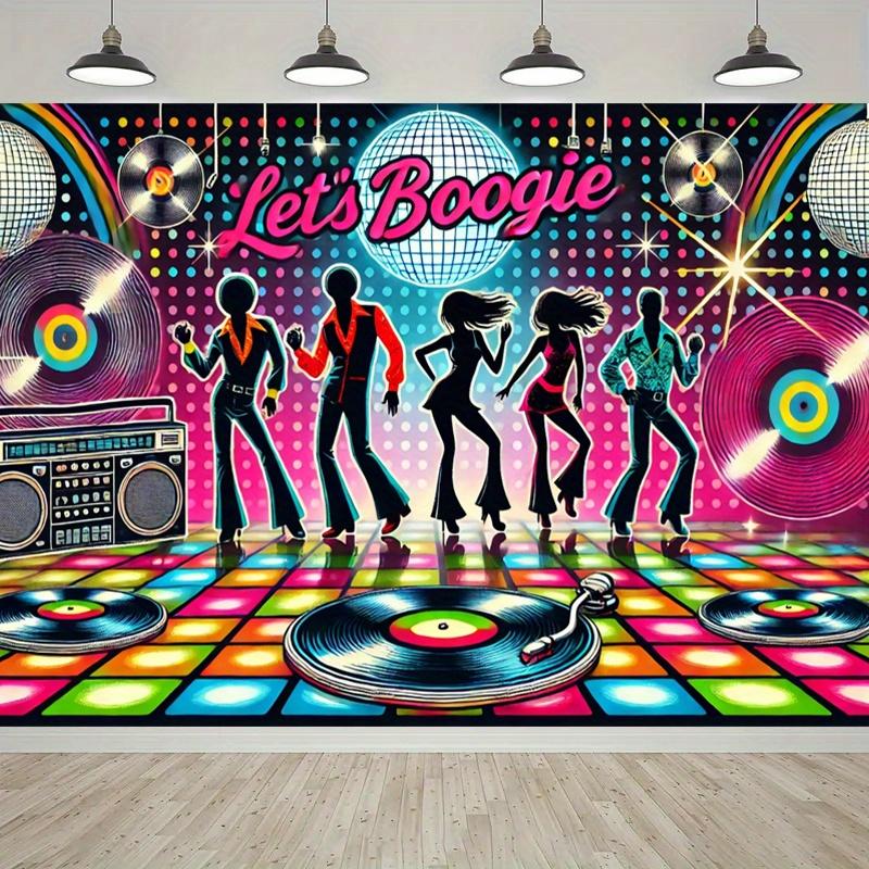 1 Item, Dance Party, Party Banner, Anniversary Banner, Birthday Party Decoration Background, School Start Season