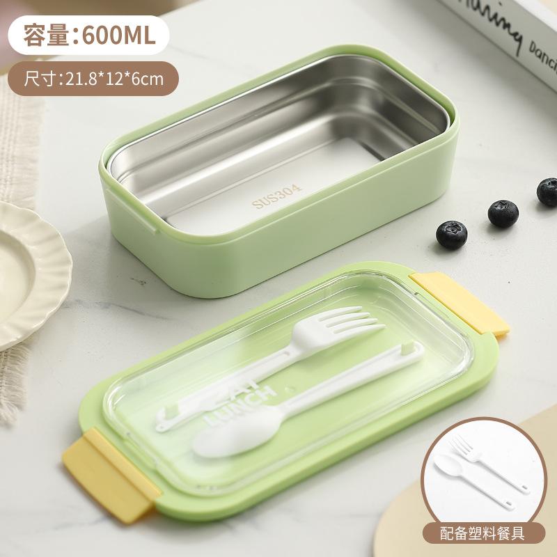 Compartment Lunch Box for Students and Office Workers, Portable Bento Box, 304 Stainless Steel Insulated Lunch Container