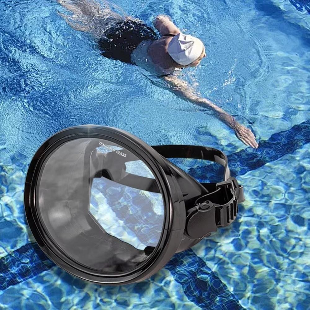 PVC Fisherman's Goggles Tempered Glass Diving Mask Snorkeling Goggles  Underwater Adventures