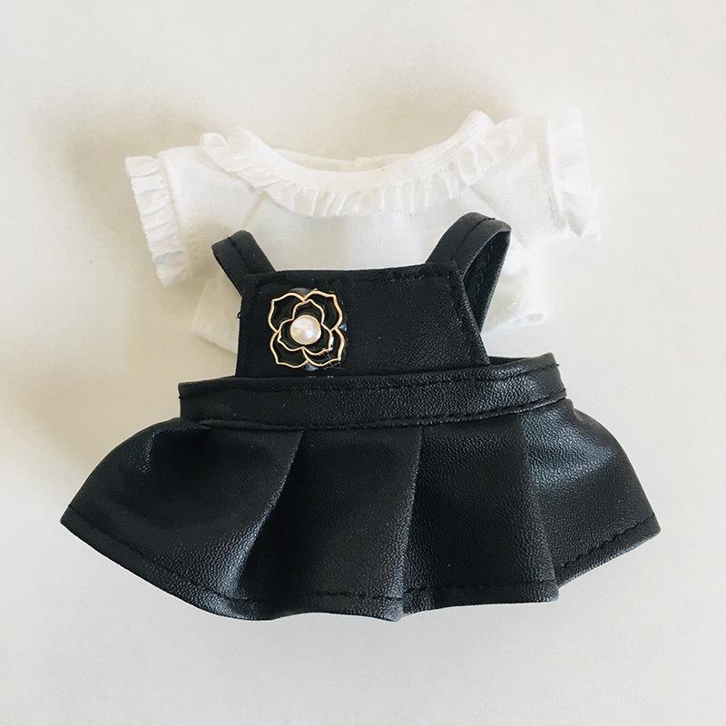 בגדי בובת קטיפה ויניל חמודה 17 ס"מ קופסה עיוורת - תליון LaBuBu שמלת אביזרים