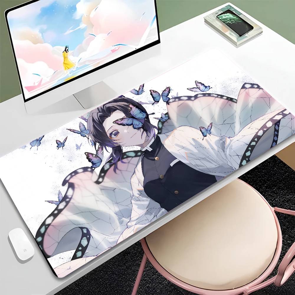Demon Slayer Gaming Mouse Pad Large Anime Keyboard Mat Deskmat Laptop PC Gamer Accessories