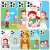 A-Anne Of Green Gables Shirley Soft Cover for iPhone 16 17 Air 15 14 Pro Max 16E Phone Case 13 Mini 12 11 7 SE 8 Print Pattern F