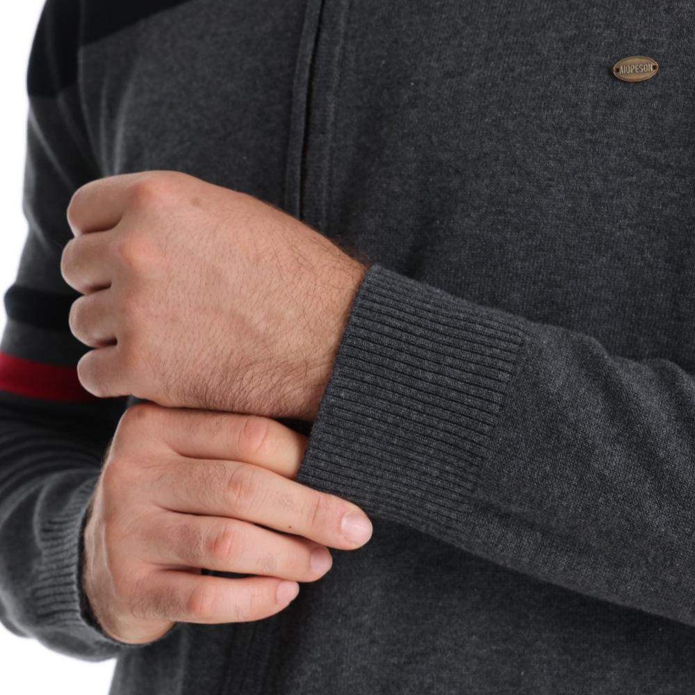 Autumn And Winter New Knitted Cardigan Men'S Sweater Zipper Knitted Sweater Fashion Trend Men'S Clothing