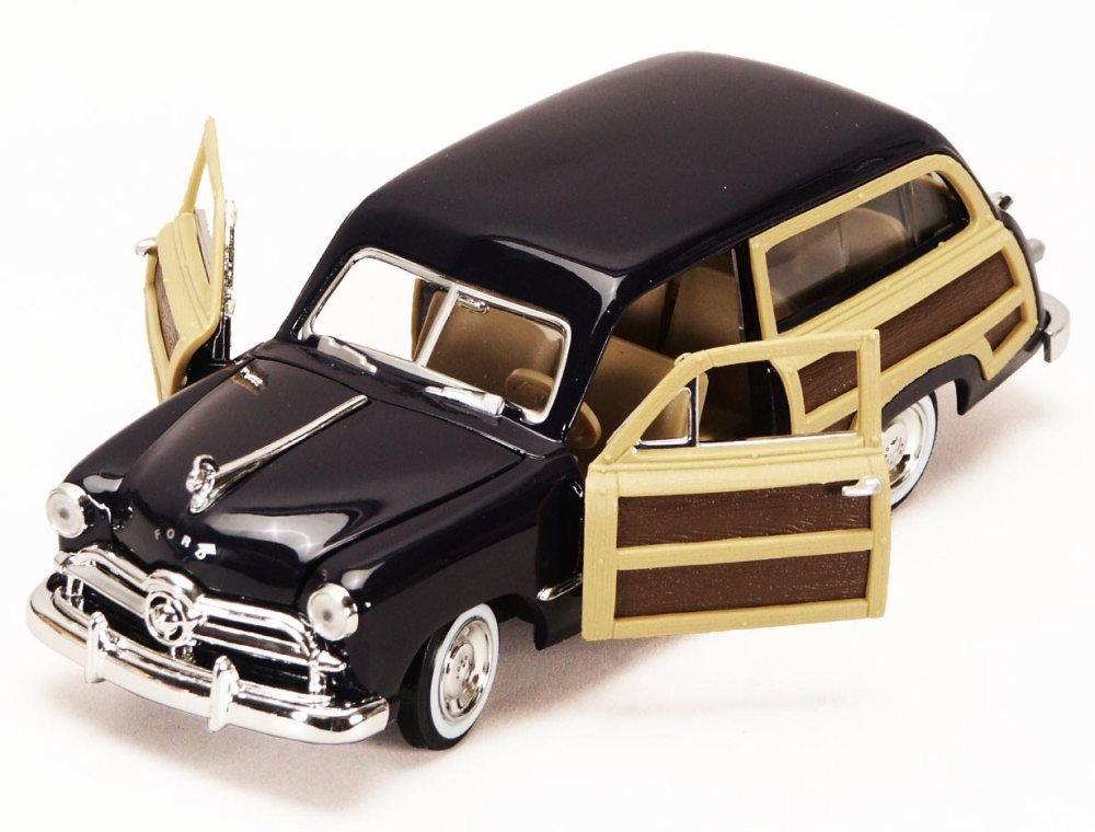 Kinsmart Set of 4 1949 Ford Woody Wagons (Front and Rear)
