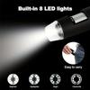 Adjustable 1600x Magnification 3 In 1 Usb Hd Desktop Electronic Digital Microscope Plastic Bracket 8 Led For Pc Phone